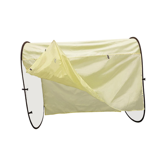 Clothes Rack Cover Closet Clothes Drying Rack Cover for Coat Trousers Skirts With Curtain 1.6 m