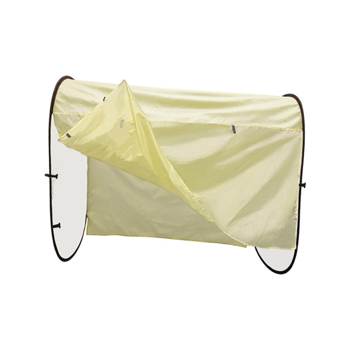 Clothes Rack Cover Closet Clothes Drying Rack Cover for Coat Trousers Skirts With Curtain 1.6 m