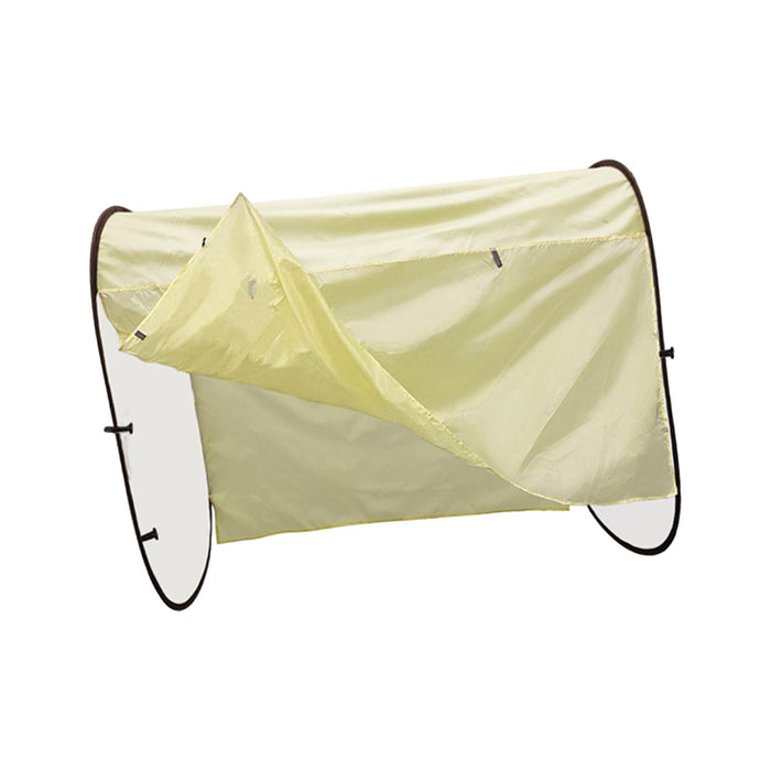 Clothes Rack Cover Closet Clothes Drying Rack Cover for Coat Trousers Skirts With Curtain 2 m