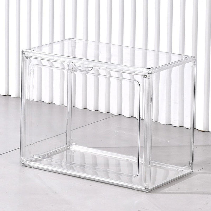 Bag Storage Box Dustproof Multifunction Clear for Apartment Bedroom Backpack