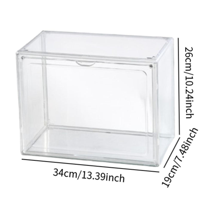 Bag Storage Box Dustproof Multifunction Clear for Apartment Bedroom Backpack