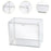 Bag Storage Box Dustproof Multifunction Clear for Apartment Bedroom Backpack