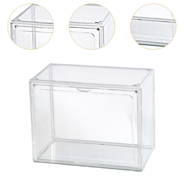 Bag Storage Box Dustproof Multifunction Clear for Apartment Bedroom Backpack