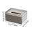 Tissue Holder Classic Facial Paper Holder Tissue Case for Hotel Bedroom Home Gray Brown