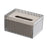 Tissue Holder Classic Facial Paper Holder Tissue Case for Hotel Bedroom Home Gray Brown