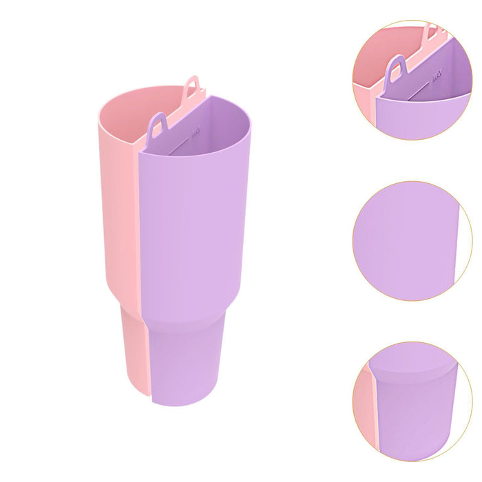 Cup Dividers for 40oz Cup Portable Drink Separators for Holiday Office Beach Purple Pink