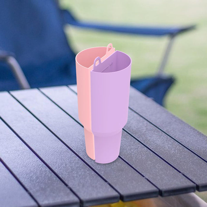 Cup Dividers for 40oz Cup Portable Drink Separators for Holiday Office Beach Purple Pink