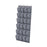 Crofta over The Door Storage Organizer with 24 Pockets for Home Dorm Room Classroom Gray