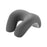 Crofta Travel Pillow Ergonomic Headrest Napping Pillow for Office Sleeping Car Gray