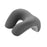 Crofta Travel Pillow Ergonomic Headrest Napping Pillow for Office Sleeping Car Gray