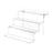 Crofta Riser Display Holder Clear Acrylic Makeup Organizer for Home Lipstick Retail 229x203x178mm Clear