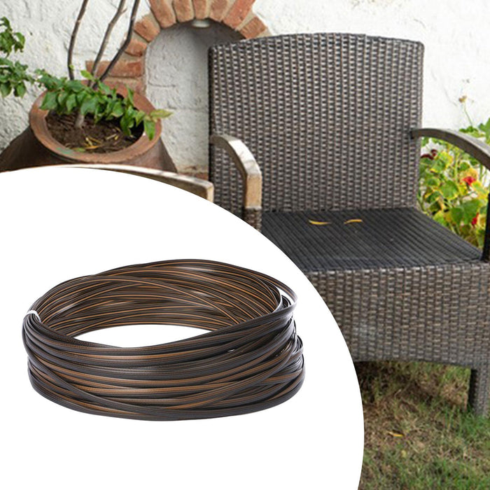 120 Feet Wicker Repair Kit DIY Crafts Portable for Chair Garden Wicker Table Brown