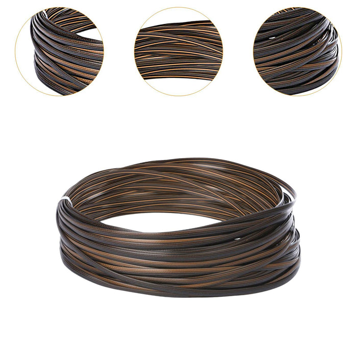 120 Feet Wicker Repair Kit DIY Crafts Portable for Chair Garden Wicker Table Brown