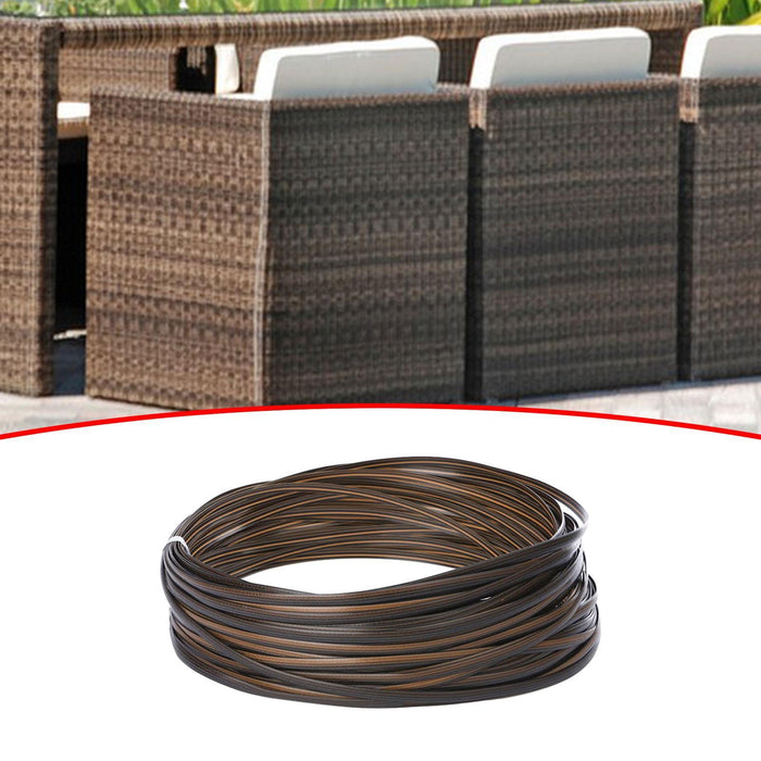 120 Feet Wicker Repair Kit DIY Crafts Portable for Chair Garden Wicker Table Brown