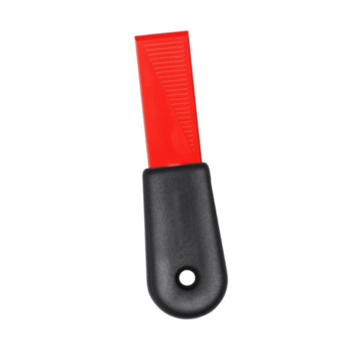 2 in 1 Cleaning Scraper Hand Tool Self Sharpening Tools for Cooktop Home Gum Red