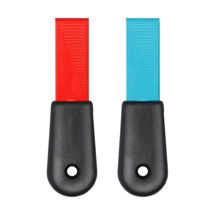 2 in 1 Cleaning Scraper Hand Tool Self Sharpening Tools for Cooktop Home Gum Red