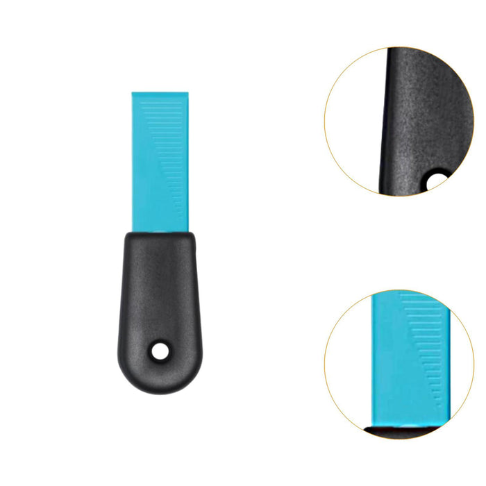 2 in 1 Cleaning Scraper Hand Tool Self Sharpening Tools for Cooktop Home Gum Blue