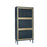 3 Metal Door Shoe Rack, Freestanding Modern Shoe Storage Cabinet, Metal