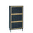 3 Metal Door Shoe Rack, Freestanding Modern Shoe Storage Cabinet, Metal