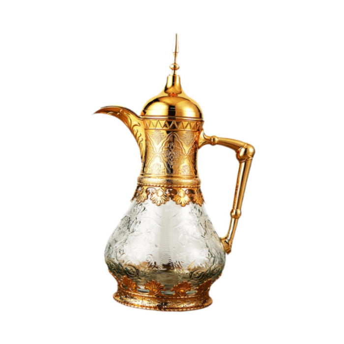 Arabian Thermal Coffee Pot Household Portable Luxury Insulated Coffee Carafe Gold