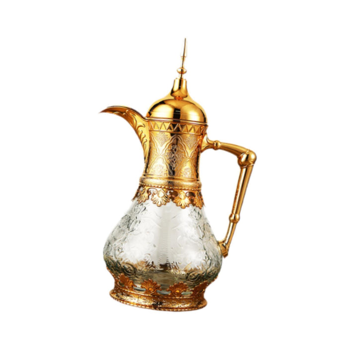 Arabian Thermal Coffee Pot Household Portable Luxury Insulated Coffee Carafe Gold