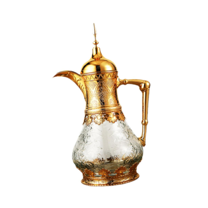 Arabian Thermal Coffee Pot Household Portable Luxury Insulated Coffee Carafe Gold