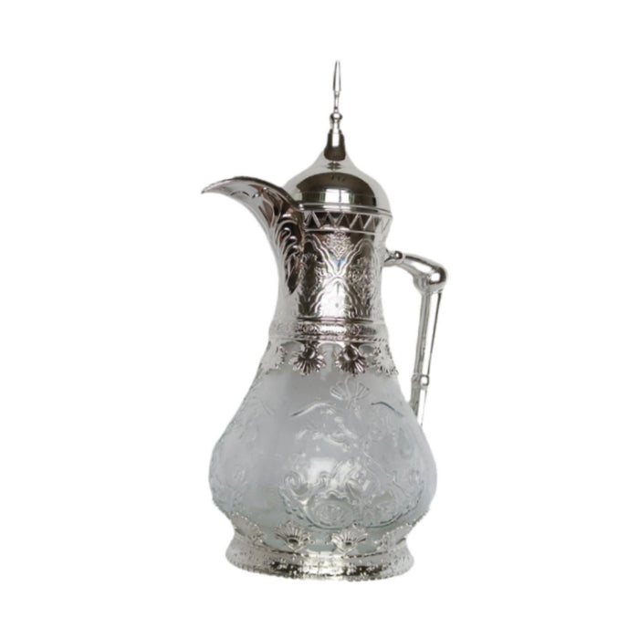 Arabian Thermal Coffee Pot Household Portable Luxury Insulated Coffee Carafe Silver