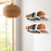 2x Wall Mounted Hat Racks Metal Baseball Caps Storage for Stores Dorm Office White