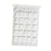 Crofta Hanging Storage Bag White Canvas with Pockets for Office Bathroom Home Decor