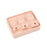 Crofta Silicone Ice Cubes Mould 3 Grids Ice Cubes Tray for Drinks Coffee Restaurant Pink