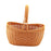 Crofta Woven Picnic Basket Ornament Flower Basket for Fishing Garden Party Supplies