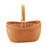 Crofta Woven Picnic Basket Ornament Flower Basket for Fishing Garden Party Supplies