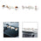 3Pcs Dashboard Decoration Crafts Car Decoration for Office Cabinet Bookshelf Cat