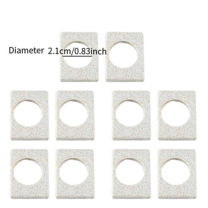 10 Pieces Clamp Washers Verstile Universal Marble Water Retaining Edge Rings