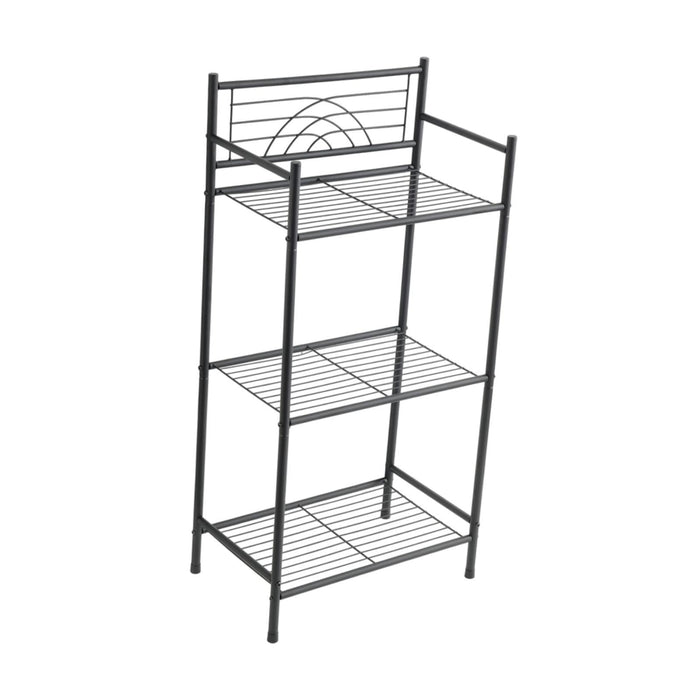 Crofta Standing Storage Shelf Unit Sturdy Display Shelf 3 Tier for Bathroom Laundry