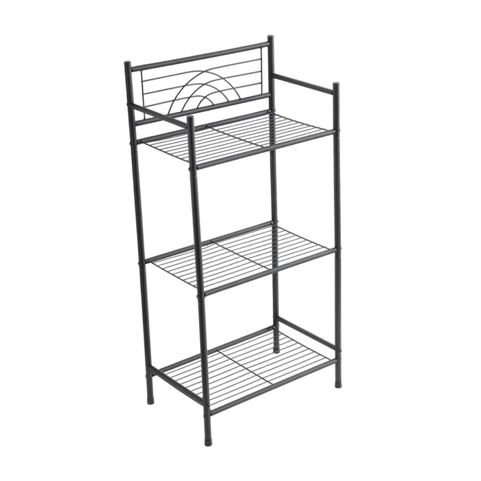 Crofta Standing Storage Shelf Unit Sturdy Display Shelf 3 Tier for Bathroom Laundry