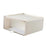 Crofta Desk Organizer with Drawer Stackable Storage Box for Bedroom Study Room Dorm Cream