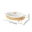 Chafing Dish with Glass Lid Food Dish with Handles with Stand Casserole Dish 14 Inch