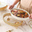 Chafing Dish with Glass Lid Food Dish with Handles with Stand Casserole Dish 13 Inch