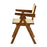 2 dining chairs, walnut color, using rubber wood weaving process,