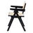 2 dining chairs, black, using rubber wood wood production,