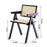 2 dining chairs, black, using rubber wood wood production,