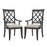 Crofta Wooden Dining Chairs set of 2,Mid Retro Chairs Upholstered