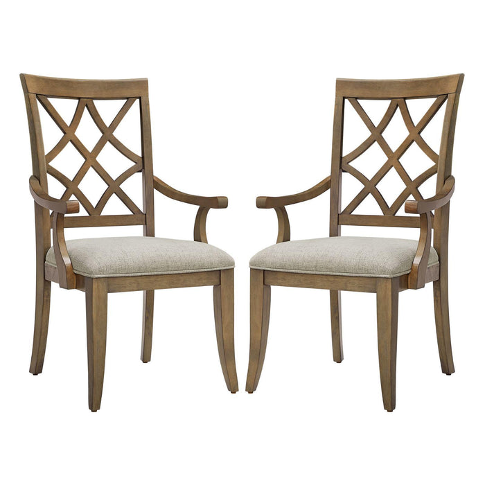 Crofta Wooden Dining Chairs set of 2,Mid Retro Chairs Upholstered