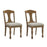 Crofta Wooden Frame Upholstered Dining Chairs set of 2,Mid Retro Chairs