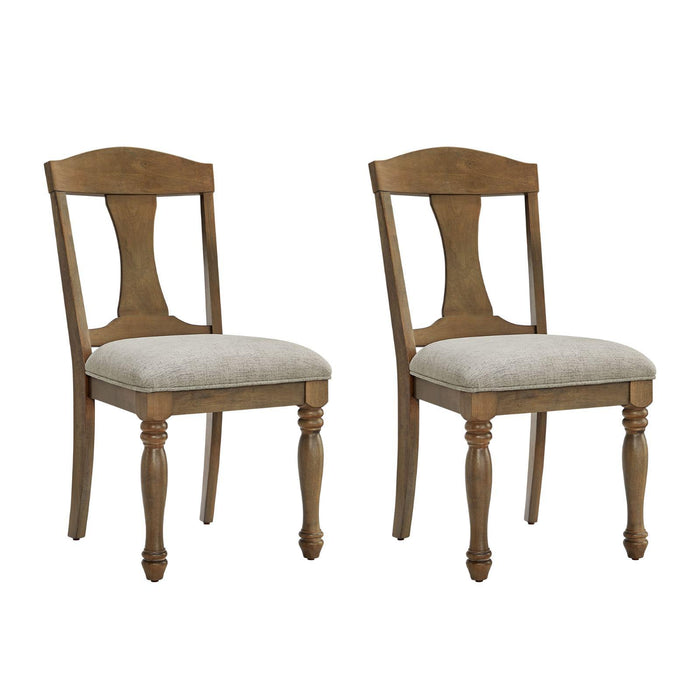 Crofta Wooden Frame Upholstered Dining Chairs set of 2,Mid Retro Chairs