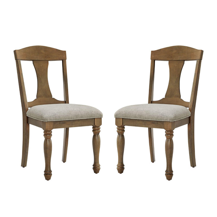 Crofta Wooden Frame Upholstered Dining Chairs set of 2,Mid Retro Chairs