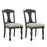 Crofta Wooden Frame Upholstered Dining Chairs set of 2,Mid Retro Chairs