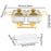 Chafing Buffet Dishes Set Easy to Clean Buffet Chafer for Dining Party Hotel 1.5 L