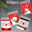 100Pcs Christmas Cellophane Bags Small Clear Holiday Goodies Bags Candy Bags 4 Patterns